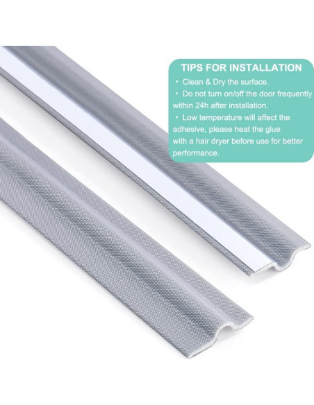 Burlete Autoadhesivo MOPMS 2M para Puertas y Ventanas - Gris