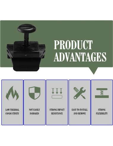20 Clips de Cubierta de Parachoques Toyota Lexus TOPCNOEM