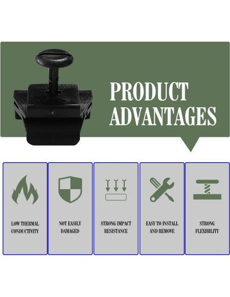 20 Clips de Cubierta de Parachoques Toyota Lexus TOPCNOEM
