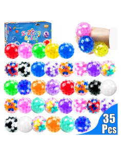 Pelotas Antiestrés Suaves MEZHOBBY - 35 Unidades 10.3 cm