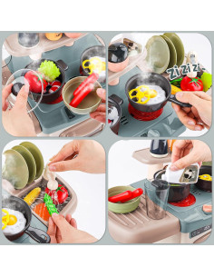 Juego de Cocina de Juguete deAO con Luz y Sonido 1.36kg 2
