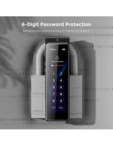 Grabadora de Voz Digital Innioasis R1 136GB Pantalla Táctil