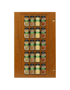 Organizador de Especias Simple Houseware 4 Tiras Negro