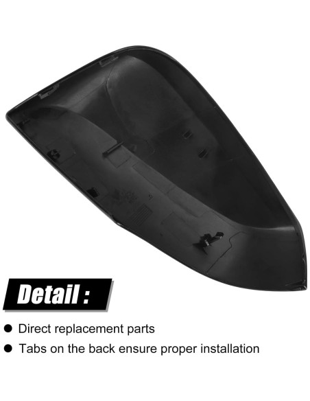 Cubierta de Espejo Sportuli Negra Brillante para Toyota RAV4 2019-2025
