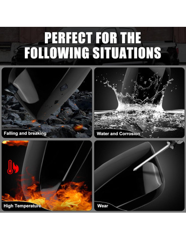 Cubierta de Espejo Sportuli Negra Brillante para Toyota RAV4 2019-2025