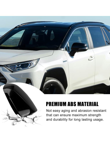Cubierta de Espejo Sportuli Negra Brillante para Toyota RAV4 2019-2025