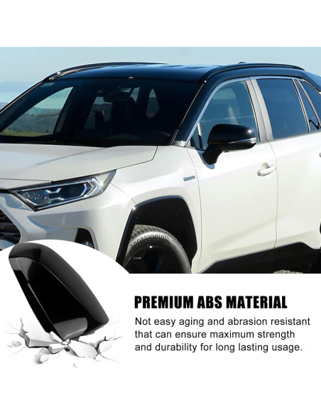 Cubierta de Espejo Sportuli Negra Brillante para Toyota RAV4 2019-2025