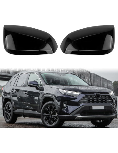 Cubierta de Espejo Sportuli Negra Brillante para Toyota RAV4 2019-2025