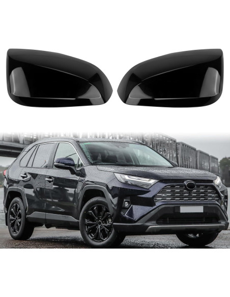 Cubierta de Espejo Sportuli Negra Brillante para Toyota RAV4 2019-2025