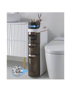 Gabinete de Almacenamiento Lozovin 3 Niveles 76.2 cm Blanco