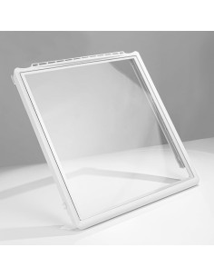 Marco de estante de refrigerador Frigidaire 241969501 con vidrio 2