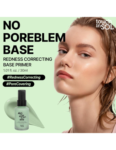 Primer Corrector Verde Touch in Sol 30ml - Base Anti-Rojez