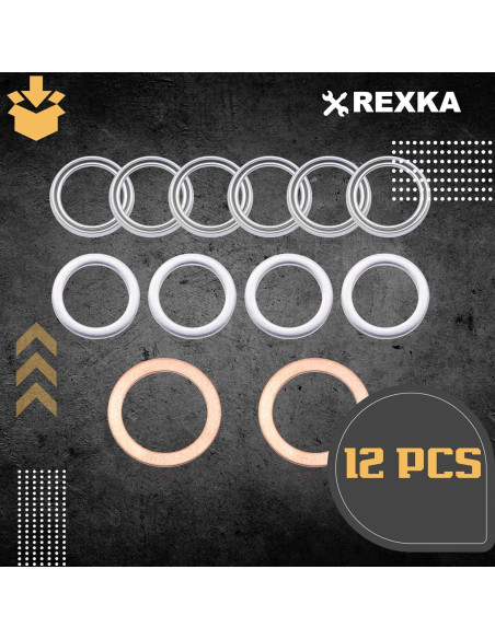 Kit de Juntas Rexka 12 Piezas para Toyota Lexus Transferencia