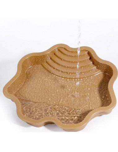 Piscina para Tortugas HIERYAN 30 cm Amarillo Terracota