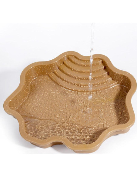 Piscina para Tortugas HIERYAN 30 cm Amarillo Terracota