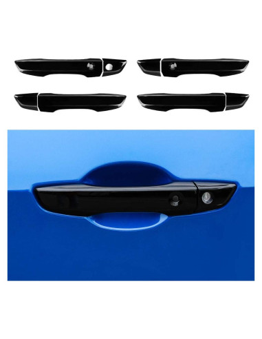 Cubiertas de Manija de Puerta Thenice para Honda Civic 10 Gen - Negro