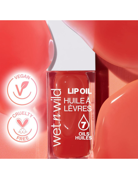 Aceite Labial Hidratante Wet n Wild - Rosa Cedro, 3.1g