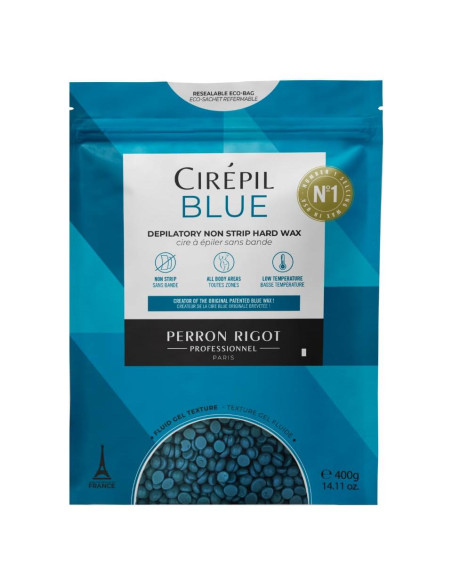 Cera Azul Cirepil 400g Perlas Sin Fragancia para Piel Sensible
