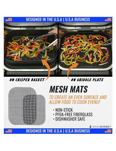 Forros Reutilizables para Parrilla Ninja Woodfire OG701 OG751