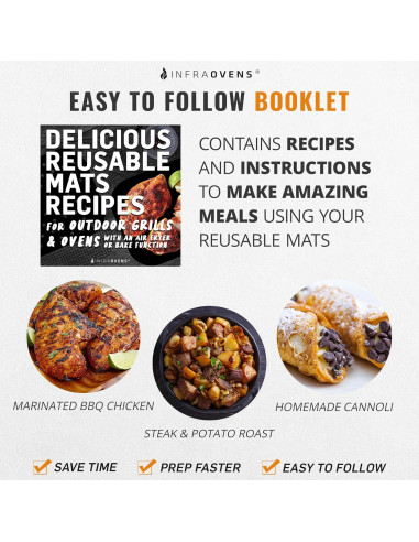 Forros Reutilizables para Parrilla Ninja Woodfire OG701 OG751