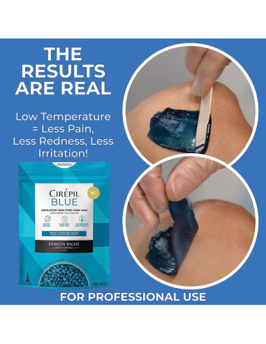 Cera Azul Cirepil 400g Perlas Sin Fragancia para Piel Sensible