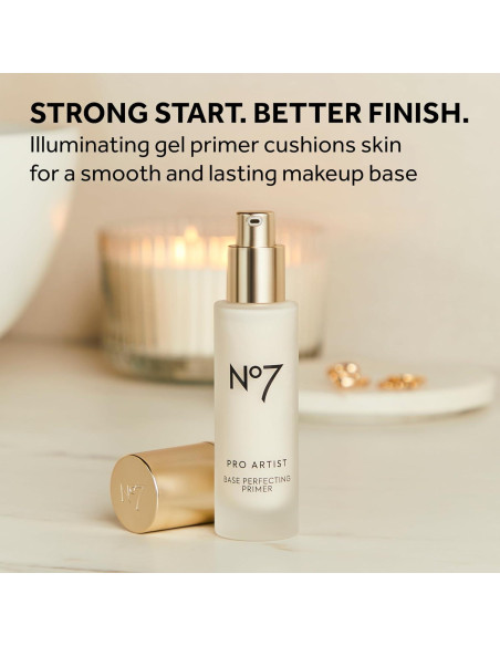Primer Iluminador No7 Pro Artist 29.57 ml - Base Perfecta