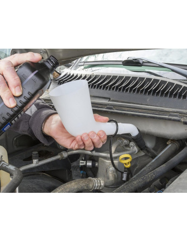 Embudo Desviado Lisle 18232 con Tapa 25.4 cm