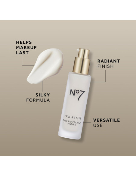 Primer Iluminador No7 Pro Artist 29.57 ml - Base Perfecta
