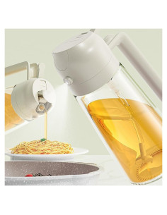 Dispensador de Aceite de Oliva CapturHeart 470ml Vidrio 2 en 1