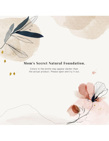 Base Líquida Natural Secreto de Mamá 100% Orgánica 70ml