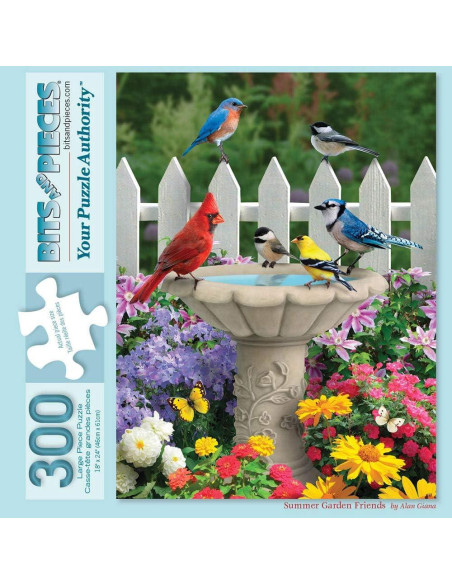 Rompecabezas de 300 Piezas Bits and Pieces - Jardín de Verano