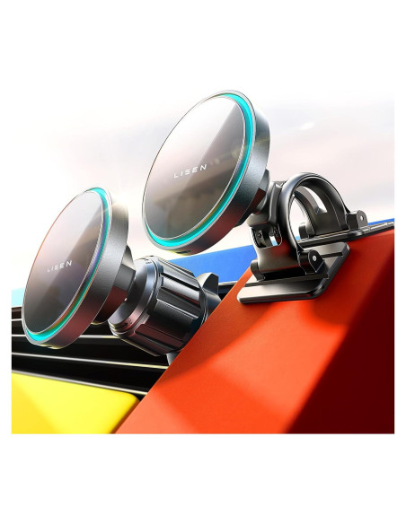 Cargador Inalámbrico para Coche MagSafe LISEN 48W iPhone 16/15/14/13/12