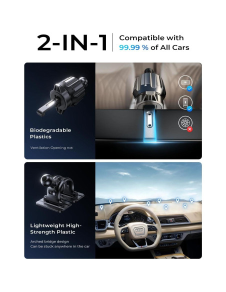 Cargador Inalámbrico para Coche MagSafe LISEN 48W iPhone 16/15/14/13/12