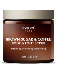 Exfoliante Corporal y de Pies SoulSpa 283.5 g Café y Azúcar Moreno