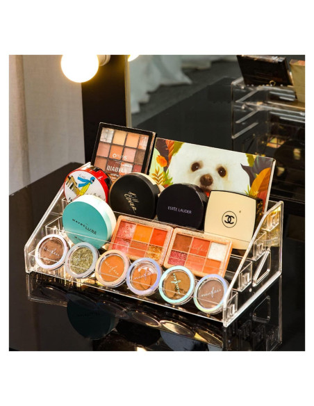 Organizador de Esmaltes de Uñas YIEZI 48 Botellas 4 Capas Acrílico