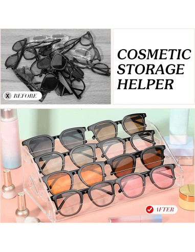 Organizador de Esmaltes de Uñas YIEZI 48 Botellas 4 Capas Acrílico