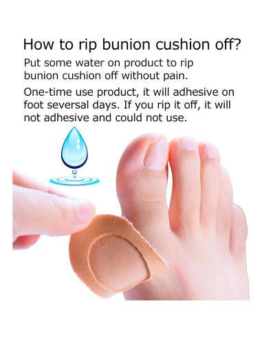 Almohadillas para Juanetes Povihome 30 Unidades Adhesivas