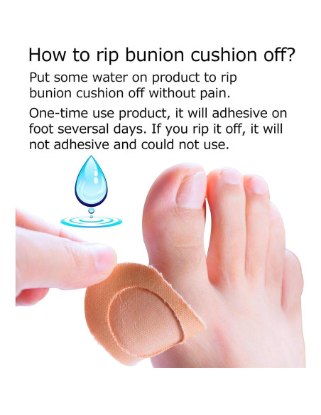 Almohadillas para Juanetes Povihome 30 Unidades Adhesivas