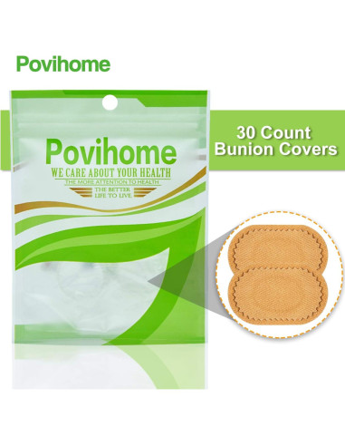 Almohadillas para Juanetes Povihome 30 Unidades Adhesivas