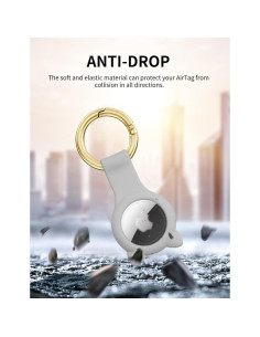 Funda Protectora para AirTag Watbro con Llavero - Paquete de 2 2