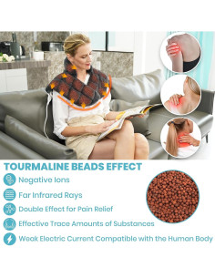 Almohadilla Térmica Nalax para Cuello y Hombros 61x51 cm 2