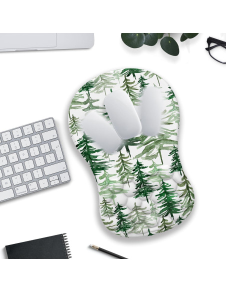 Alfombrilla de Ratón Ergonómica YKJWW con Soporte para Muñeca