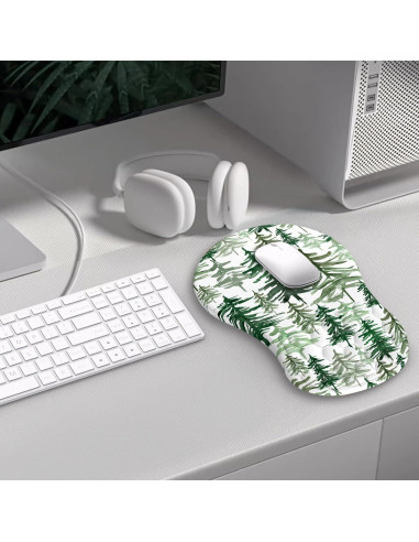 Alfombrilla de Ratón Ergonómica YKJWW con Soporte para Muñeca