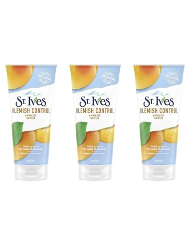 Exfoliante Facial St. Ives Albaricoque 150 ml - Paquete de 3