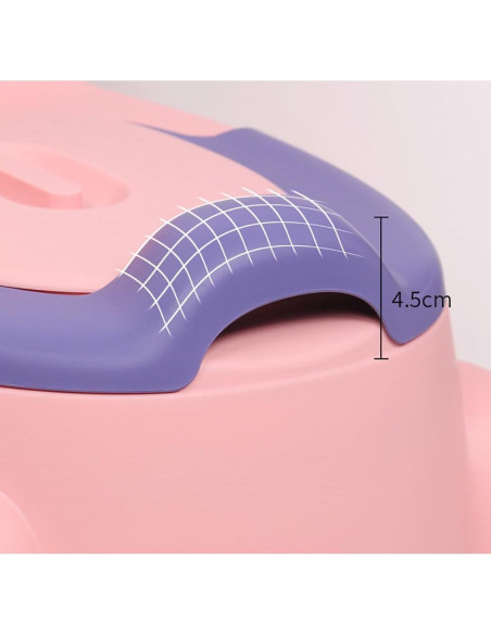 Asiento de Entrenamiento para Baño CooFel Rosa Ergonómico