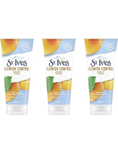 Exfoliante Facial St. Ives Albaricoque 150 ml - Paquete de 3 Exfoliante Facial St. Ives Albaricoque 150 ml - Paquete de 3