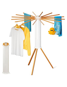 Soporte de Secado de Ropa Tripode SKIKEN Expandible 16 Varillas