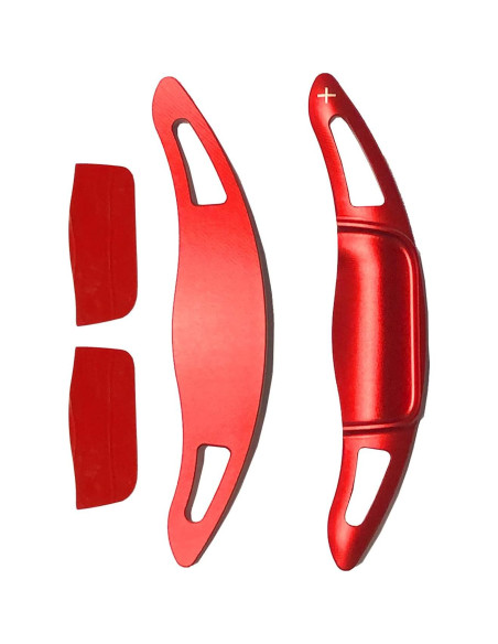 Cubierta de Palanca de Cambio Aluminio KEALAS Rojo para Toyota