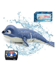 Juguete de piscina control remoto CX Sello Azul 27.9x14cm