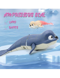 Juguete de piscina control remoto CX Sello Azul 27.9x14cm 2